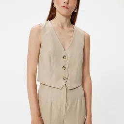 Koton Slim-Fit Waistcoat-picture-28