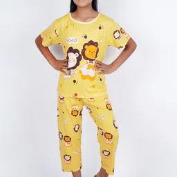LMG Lifestyle Kid Graphic Print Pure Cotton Night suit-image-44