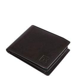TAWS&TIMBER Men Brand Logo Textured Leather Two Fold Wallet-image-86