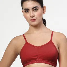 LILY Stropsyliad Pack Of 3 Full Coverage Non Padded Seamless Running Sports Bra image 2