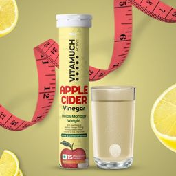 Vitamuch Set Of 8 Apple Cider Vinegar Tablets - 15 Effervescent Tablets Each-1
