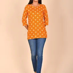 Rashmi Shree Creation Geometric Print Top image 5