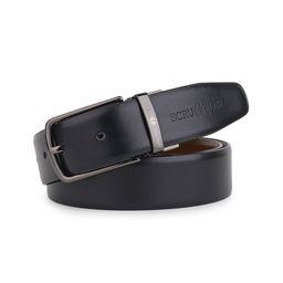 JND Men Textured Leather Reversible Formal Belt-image-52