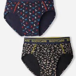 Bodycare Kids Boys Cotton Pack Of 2 Printed Brief - KGA2082A-PK004-47