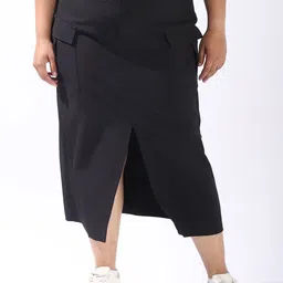 Freeform by High Star Straight Midi Skirt-picture-37