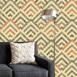 ArtzFolio Printed UV-Resistant Anti-Bacterial Abstract Ornament Pattern Peel & Stick Wallpaper-image-79