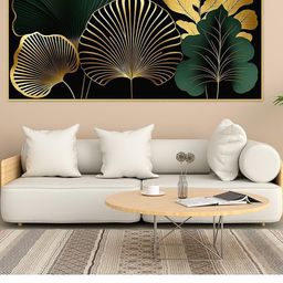 DEKORSTATION Gold Canvas Wall Art-image-44