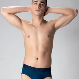 Maniac Cotton Mid Rise Basic Briefs MN24-COTN-PETROL-BRIEF-S-picture-33