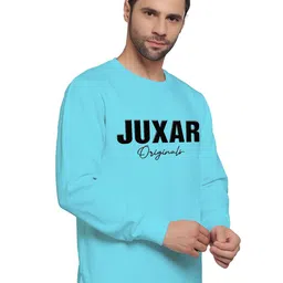 Juxar Men Printed Pullover Cotton Sweatshirt-image-74