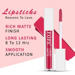 FOPE Pout Perfect Set Of 4 Long Lasting Matte Liquid Lipstick - 4ml Each- 04 07 10 11 image 3