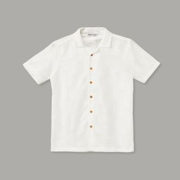 Fame Forever by Lifestyle Boys Textured Cuban Collar Casual Shirt-image-55