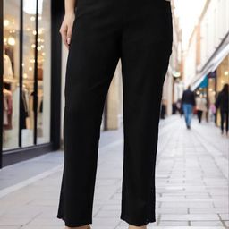 Presence Women Relaxed Regular Fit Mid-Rise Trousers-image-83