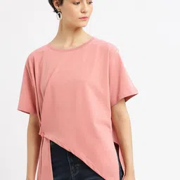 SHOWOFF Colourblocked Cotton Top-13