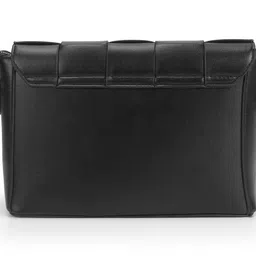 Metro Checked Structured Satchel Buckled With Detachable Sling Strap image 2