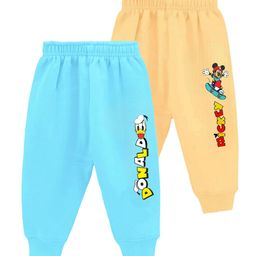 FRENCH KLEIDER Infant Boys Printed Cotton Mid Rise Joggers-image-5