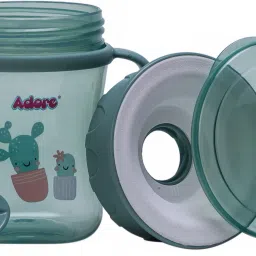 adore Magic 360 Degree Sipper Cup w Handle & Dust Free Hood- Sip from any side - image 2