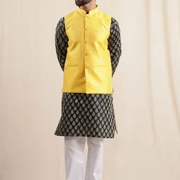 Anouk Ethnic Motifs Printed Mandarin Collar Straight Kurta With Pyjamas-picture-29