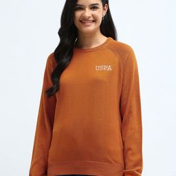 U.S. Polo Assn. Women Cotton Round Neck Long Sleeves Pullover-image-60