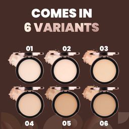 MARS Matte On Compact Powder With Applicator Puff- 8g- 02- Beige image 4