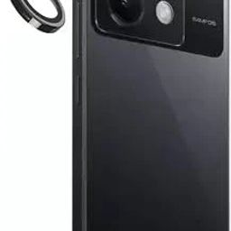 Caseworm Back Camera Lens Ring Guard Protector for Poco X6 (5G)-Black-image-91