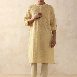 Moara Floral Printed Straight Pure Cotton Kurta with Trousers-picture-28