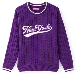 Honeyhap Girls Typography Printed Pullover-image-0