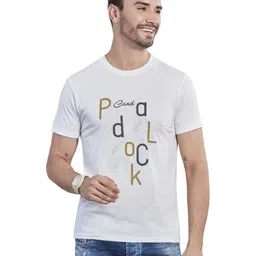 BE POSITIVE Men Typography Printed Round Neck T-shirt-image-59