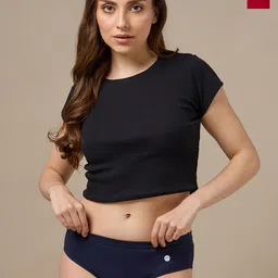 URBAN ADVENTURE Pack Of 2 Anti Microbial Hipster Briefs 2UAW-001(NAVY-RED)-picture-11