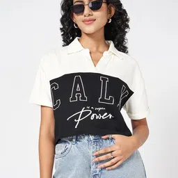 People Cotton Shirt Style Crop Top-picture-35