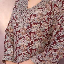 Rangita Floral Printed Thread Work Kurta With Trouser And Dupatta image 2