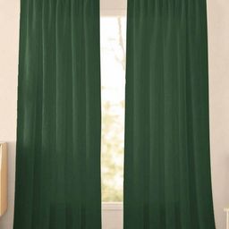 HOMEMONDE Green Set of 2 Sheer Window Curtain-image-15