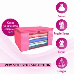 Kuber Industries Pink Set of 6 Regular Drawer Organiser Organisers image 5