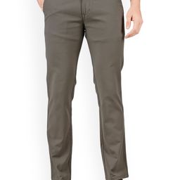 FLAKED Men Slim Fit Mid-Rise Cotton Chinos-picture-5