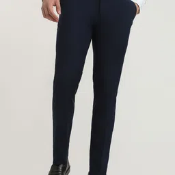 Raymond Men Slim Fit Flat Front Formal Trouser-picture-16