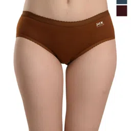 JIL X Pack Of 3 Cotton Hipster Briefs MY-JILX-PRO2-PLAIN-OE-3PC-21