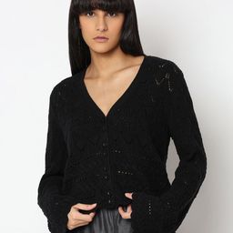 Vero Moda Women V-Neck Long Sleeves Cardigan-picture-8