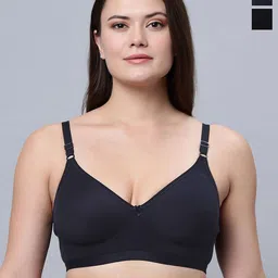 Eden Pack Of 2 Full Coverage Non Padded Bra-image-75
