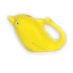 Go Hooked Kids Pack Of 1 Yellow Plastic Dolphin Shape Watering Can for Garden Plants-6