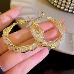 PolluxCraft Contemporary Hoop Earrings-32