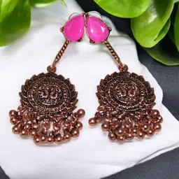 Jolly Faces Contemporary Drop Earrings-image-61