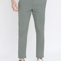 Basics Men Slim Fit Trousers-image-96