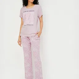 max Women Printed Pure Cotton Night suit-image-88
