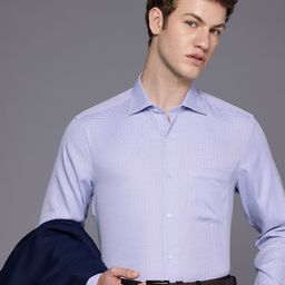 Louis Philippe Pure Cotton Classic Fit Wrinkle Free Formal Shirt-picture-20