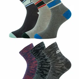 Aeropostale Men Pack Of 6 Anti-Microbial Ankle Length Socks-30