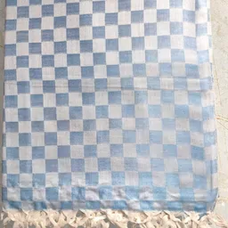 VANISHREE WORLD Blue Cotton Double Bed Blanket-image-90