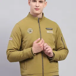 Monte Carlo Men Mock Collar Solid Casual Padded Jacket-picture-55