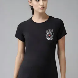 TRENDSATTIRE Typography Printed Round Neck T-shirt-image-28