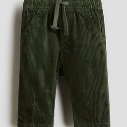 H&M Cotton Corduroy Trousers-picture-48