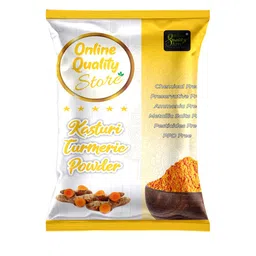 Online Quality Store Set Of 3 Chandan With Turmeric & Multani Mitti Powder - 100g Each image 3
