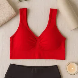 SECRETS BY ZEROKAATA Pack of 2 Assorted Solid Lightly Padded Bra image 2